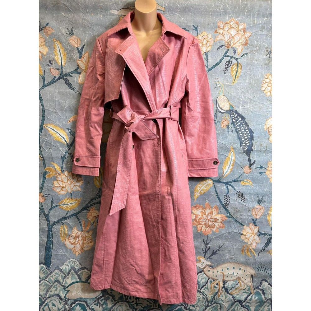 Free People Morrison Vegan Leather Trench Coat - Picture 5 of 7